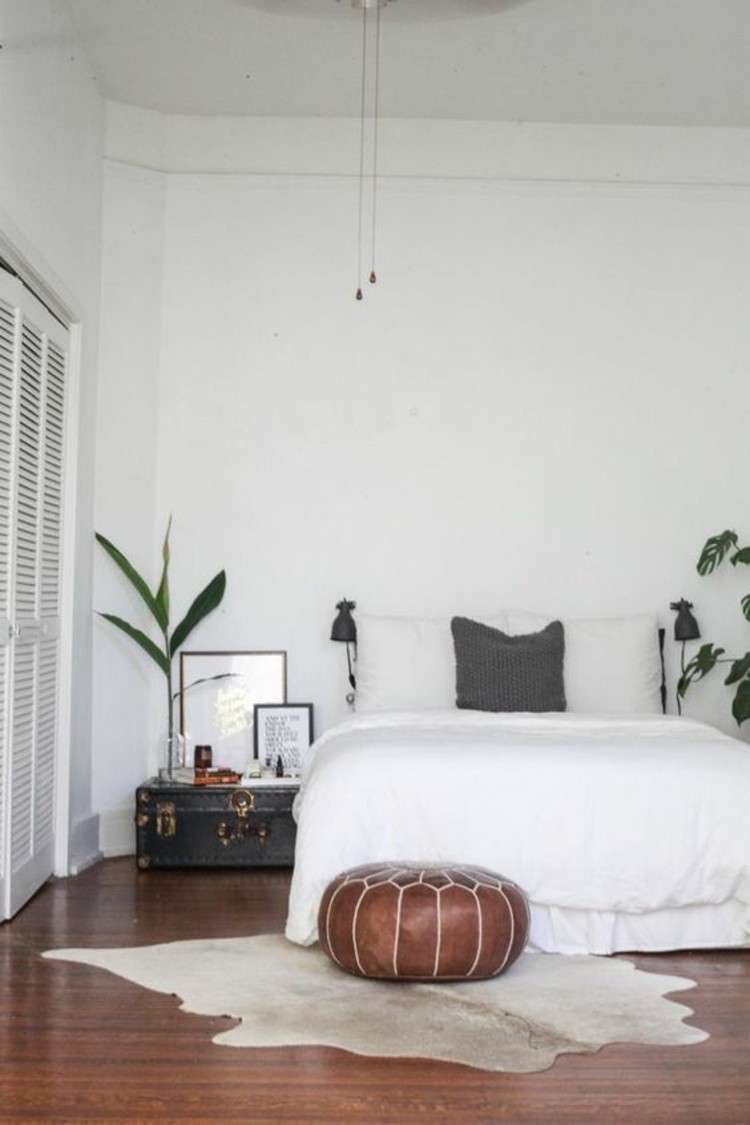 Wohnungseinrichtung Ideen Topfpflanzen Schlafzimmer Möbel