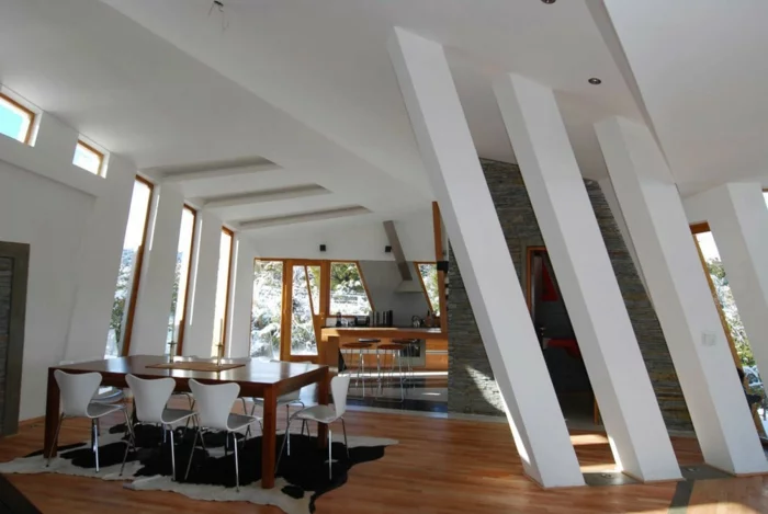 außergewöhnliche ferienhäuser futuristische architektur ribbon house g2 estudio