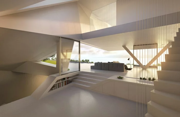 außergewöhnliche ferienhäuser modernes innendesign minimalistischer wohnstil