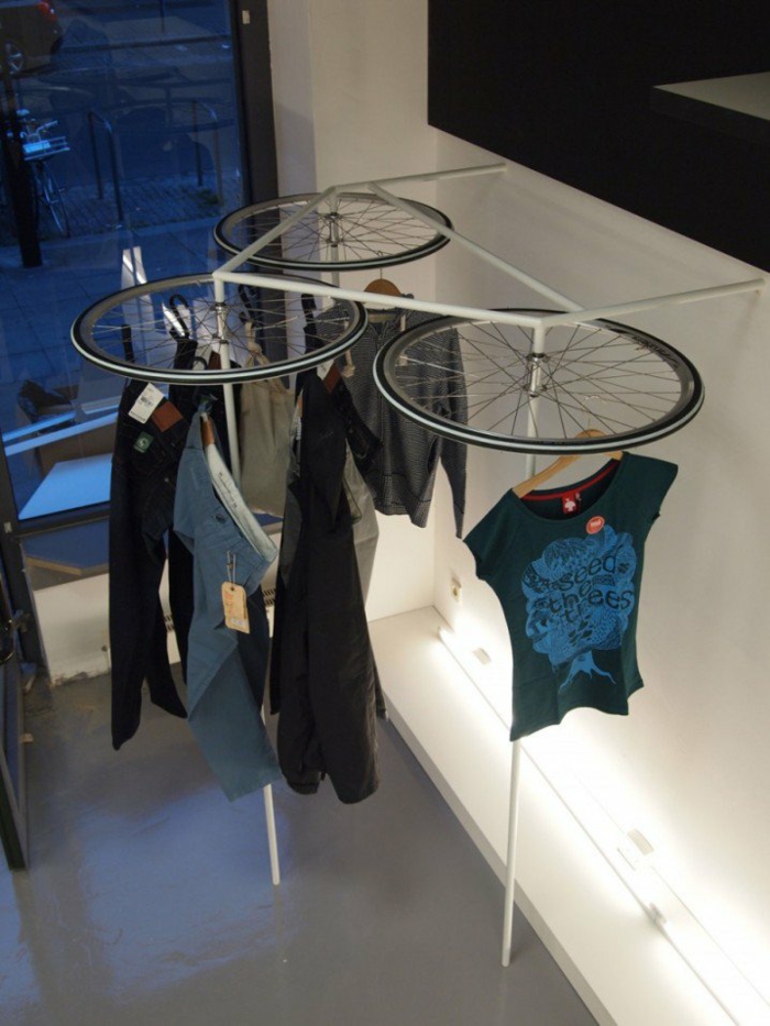  deko ideen diy ideen einrichtungsbeispiele fahrradseiten wäschetrockner
