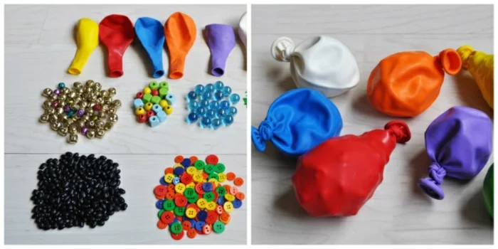 Basteln mit Kindern bastelideen diy ideen kinderspiele wasser mit ballons spielen