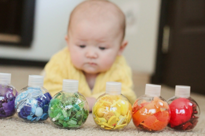 Basteln mit Kindern bastelideen diy ideen kinderspiele wasser nach farben