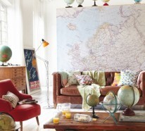 DIY Deko mit Globen und Dekoideen mit Weltkarten – 44 Einzigartige Ideen für den Innenbereich
