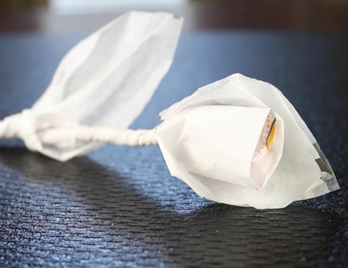 diy deko origami ausgefallene dekoideen blume