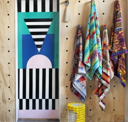 Wohnung einrichten Ideen in Memphis Stil