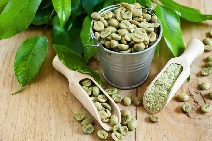 grüner kaffee gesund abnehmen pulver grüne bohnen