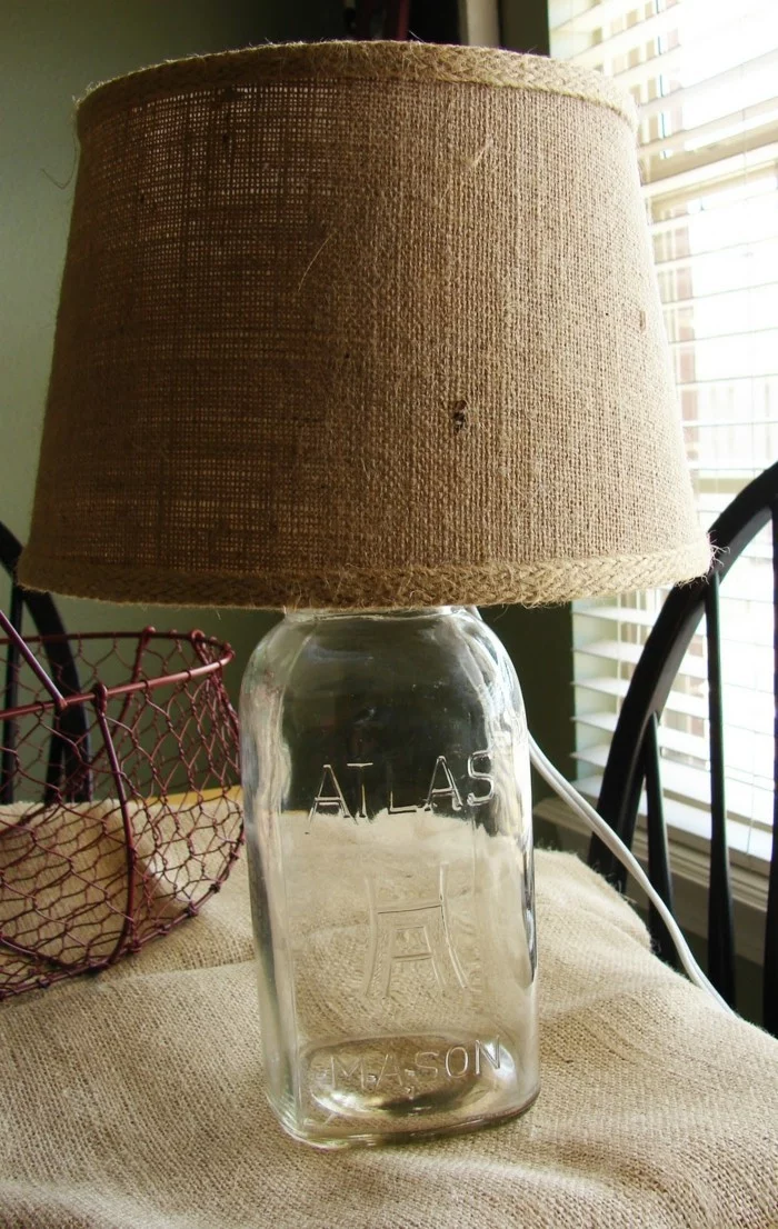DIY Deko - Lampe aus Einmachglas