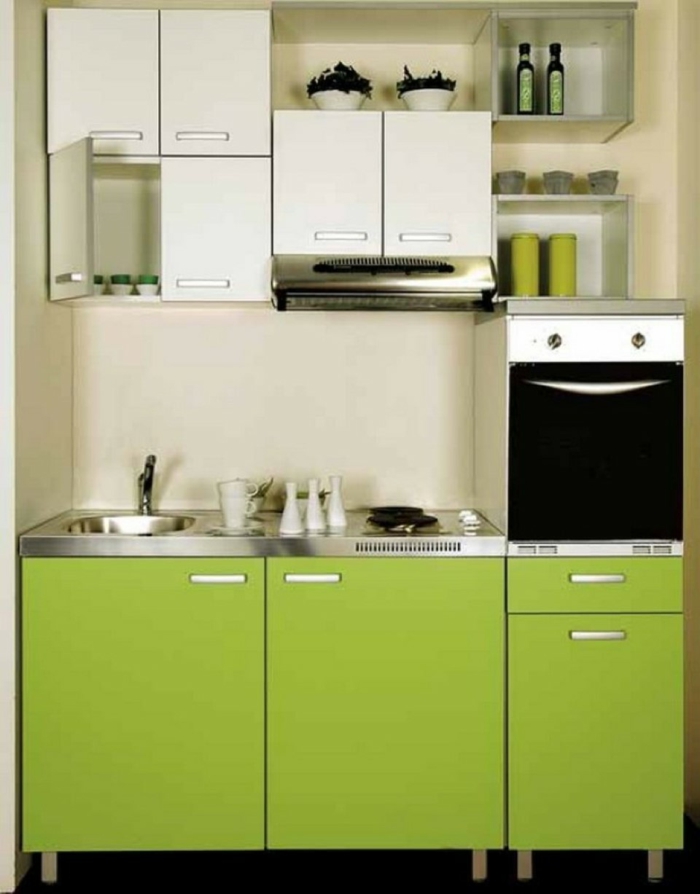 küchenfronten austauschen moderne küche küchenschränke apfelgrün weiß