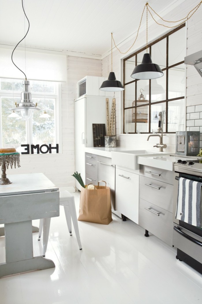 küchenmöbel küchenschränke weiß grau