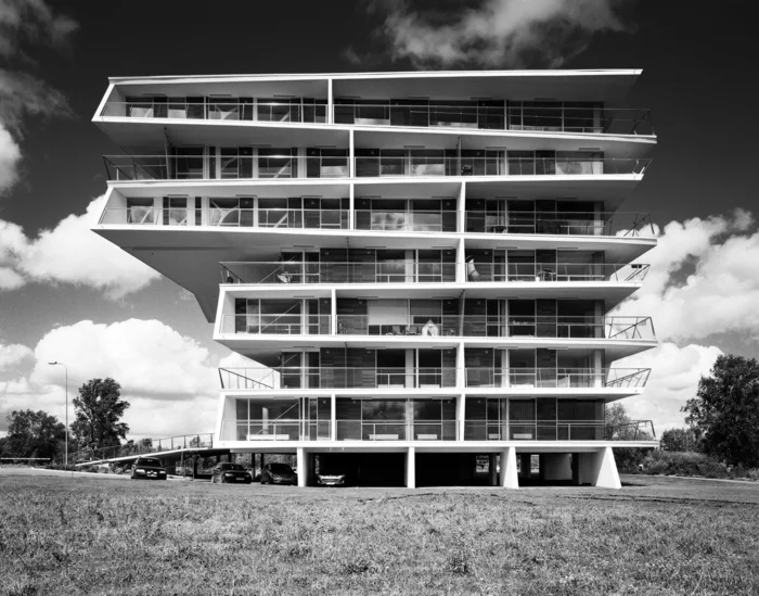 massivhaus bauen brutalismus architektur modern beton fassade le corbusier citrohan