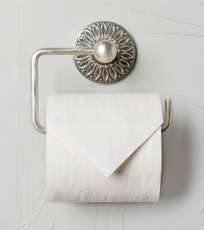 originelle Toilettenpapierhalter Badaccessoires WC Papierhalter schlicht elegant