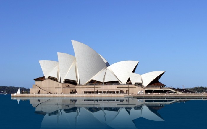weltreisen australien sydney oper gebäude moderne architektur