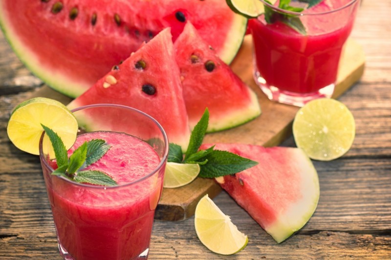 Diätrezepte gegen Orangenhaut Ideen und Tipps Wassermelone