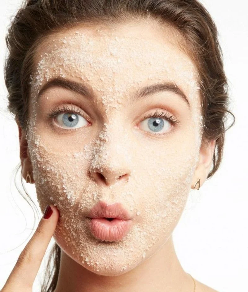 Gesichtsmasken selber machen Hafermehl Gesichtsmaske