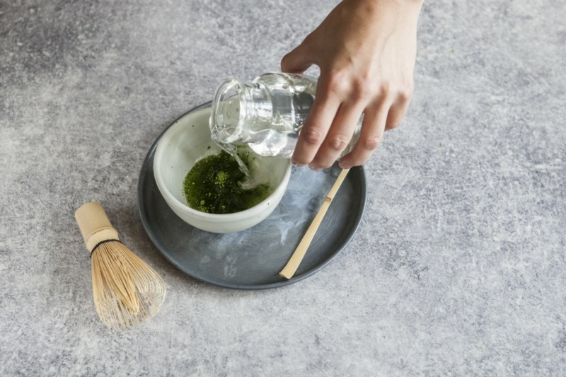 Matcha Tee kaufe und zubereiten gesunde Ernährung Tipps