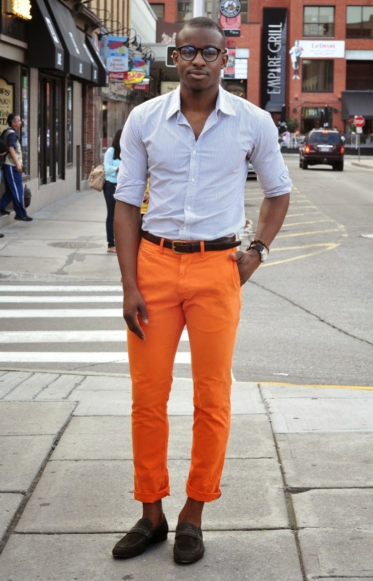 Modefehler und Flops Männermode farbige Jeans