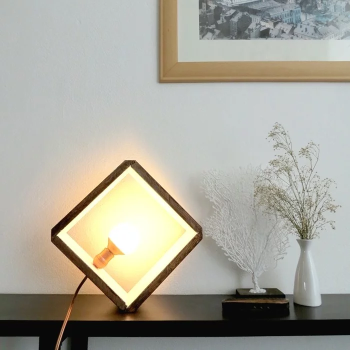 diy lampe minimalistisch dekoideen