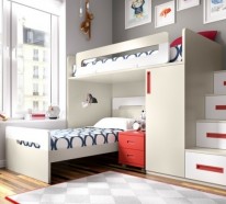 Hochbett mit Schrank – 20 funktionale Kinderhochbetten, welche Platz im Kinderzimmer sparen