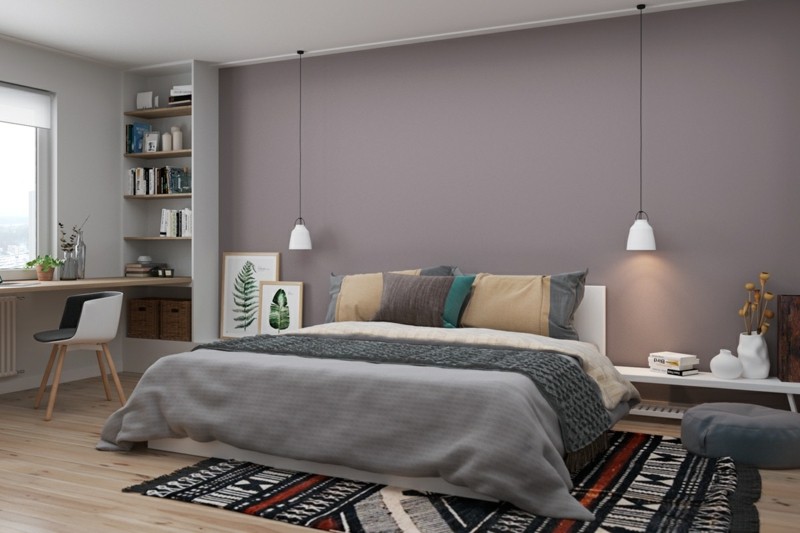 kleine Wohnung einrichten Ideen Schlafzimmer