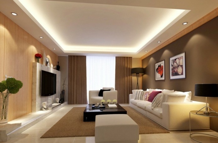 led lampen moderne beleuchtung wohnzimmer ideen