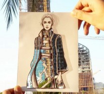 Mode zeichnen mal anders – die originellen Kreationen von Shamekh Bluwi