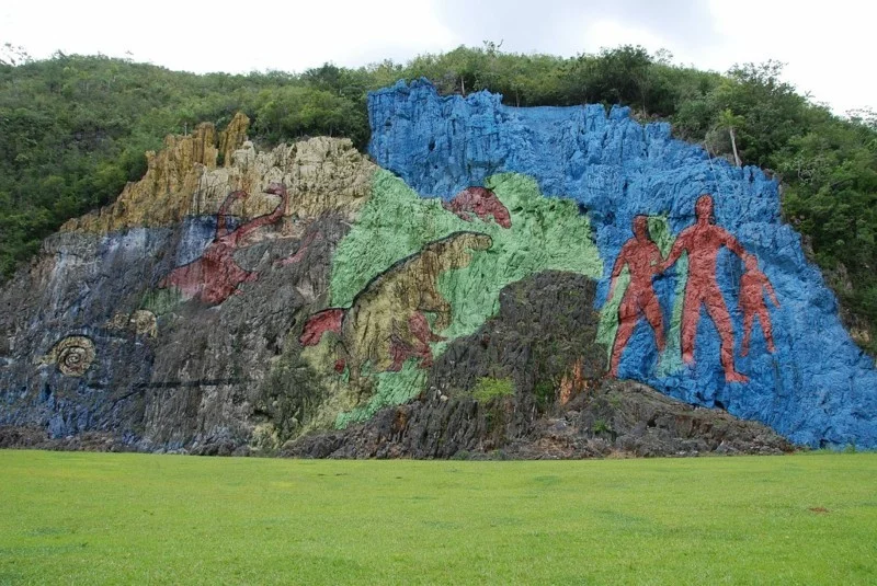 Kuba Reise Vinales Valley Mural de la Prehistoria