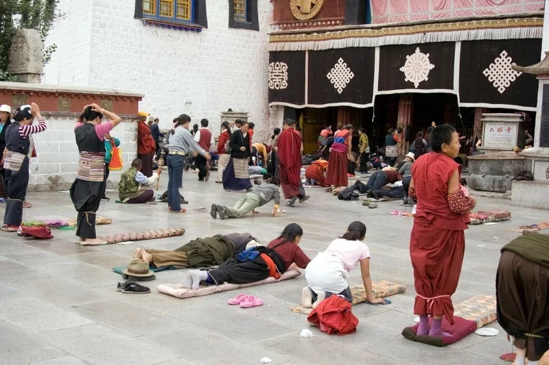 nach Tibet reisen Hauptstadt Lhasa Barkhor