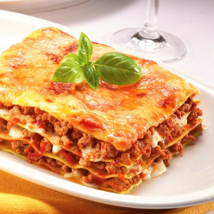 tomaten gesund lasagne basilikum hackfleisch tomatensoße