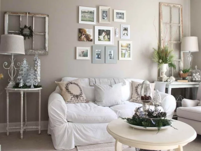 wanddeko ideen wohnzimmer dekorieren fotos runder wohnzimmertisch