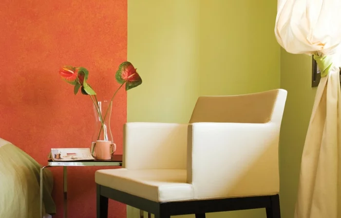 wandfarben einrichtungsbeispiele wohnideen wohnzimmer einrichten wohnzimmer ideen tropisch-exotisch