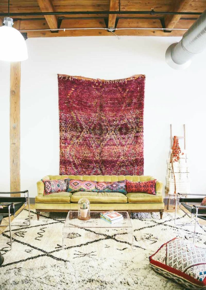 wohnung einrichten ideen wohnzimmer einrichten textilien kombinieren