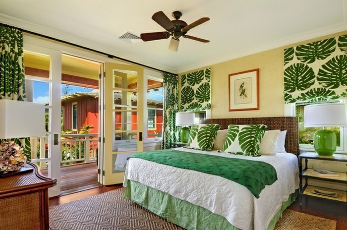 Gestaltung Schlafzimmer - 20 Beispiele, wie Sie ein exotisches