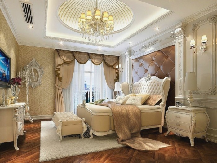 inneneinrichtung ideen schlafzimmer arabischer stil schöne zimmerdecke