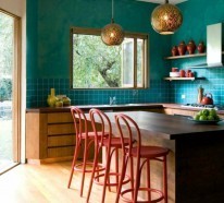 Küchendesign in mutigen Farben – 50 Beispiele, wie Sie die Küche frisch einrichten