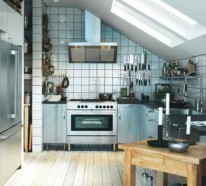Die problematische Dachgeschosswohnung und die perfekte Kücheneinrichtung dafür- 49 Ideen
