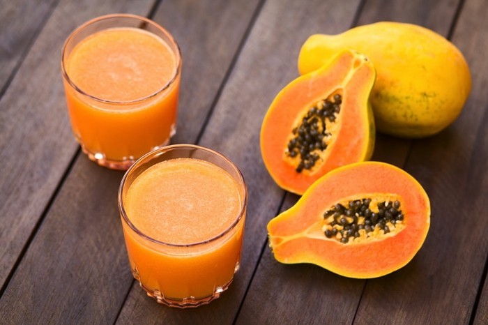 papaya lebe gesund fruhstucksideen gesund abnehemn gesundes obst direkt saft