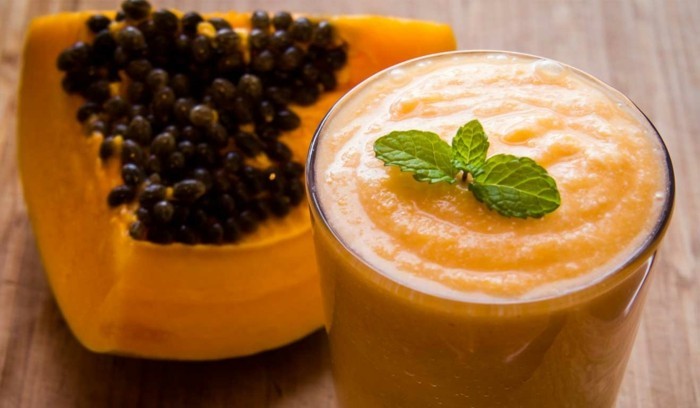 papaya lebe gesund fruhstucksideen gesund abnehemn gesundes obst smoothie