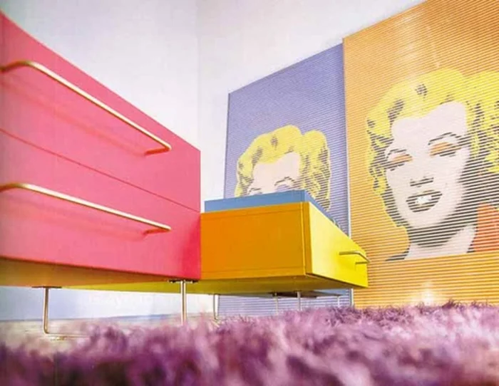 pop art merkmale einrichtungsbeispiele wohnideen deko wohnzimmer merlin