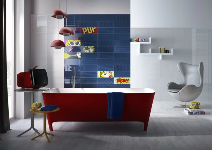 pop art merkmale einrichtungsbeispiele wohnideen deko ideen wohnzimmer titel bunt bad