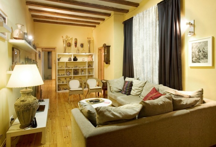 Wohnungseinrichtung - Kombinationen mit Gelb in der Inneneinrichtung