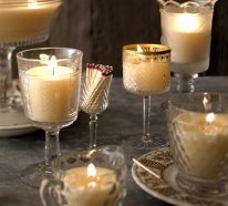 Kerzen Deko – Tolle DIY Ideen, wie Sie Deko mit geschmolzenen Kerzen in Glas selber machen