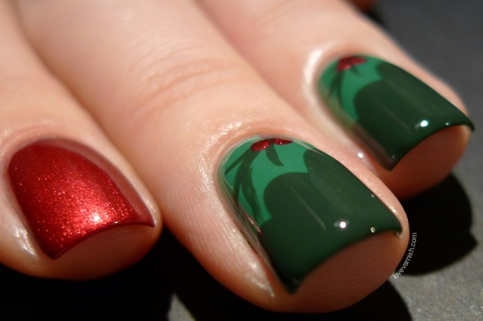 Nageldesign Weihnachten 101 Inspirierende Fingernagel Ideen