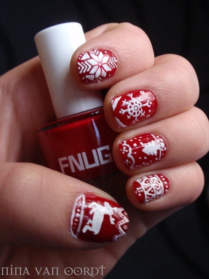 Nageldesign Weihnachten 101 Inspirierende Fingernagel Ideen