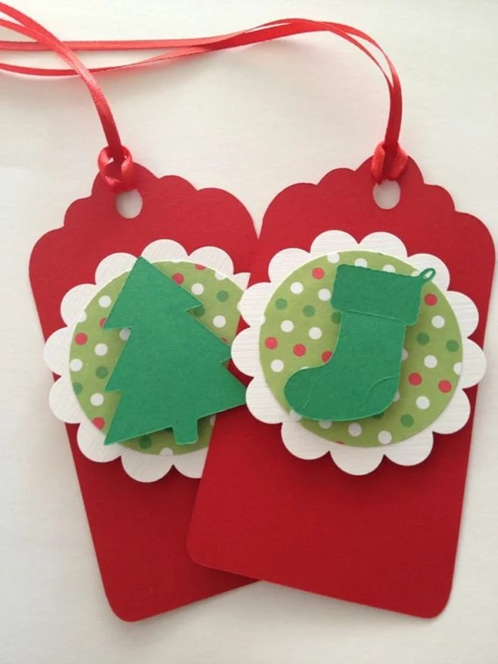 weihnachtskarten basteln papier geschenkideen weihnachtsbaum