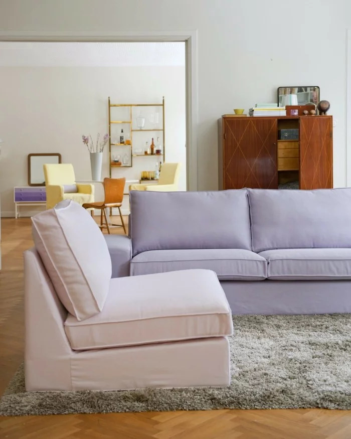 moderne sofas sofastoffe beiger teppich moderne wohnideen