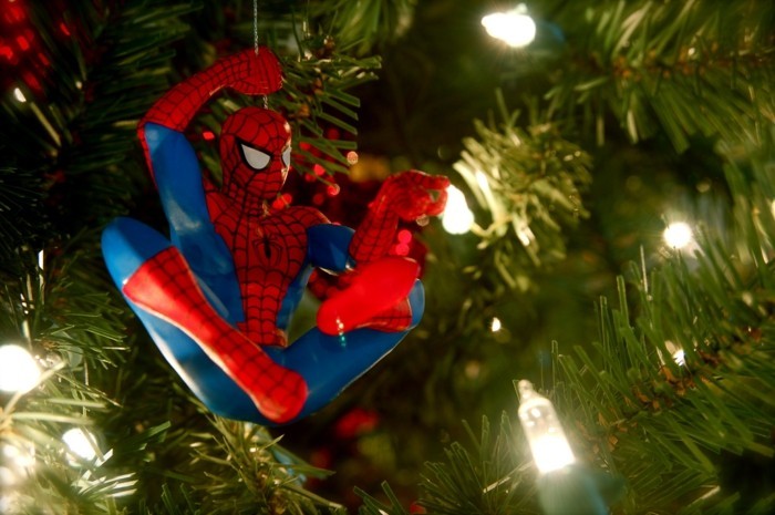weihnachtsdeko maenner hipster suess spiderman