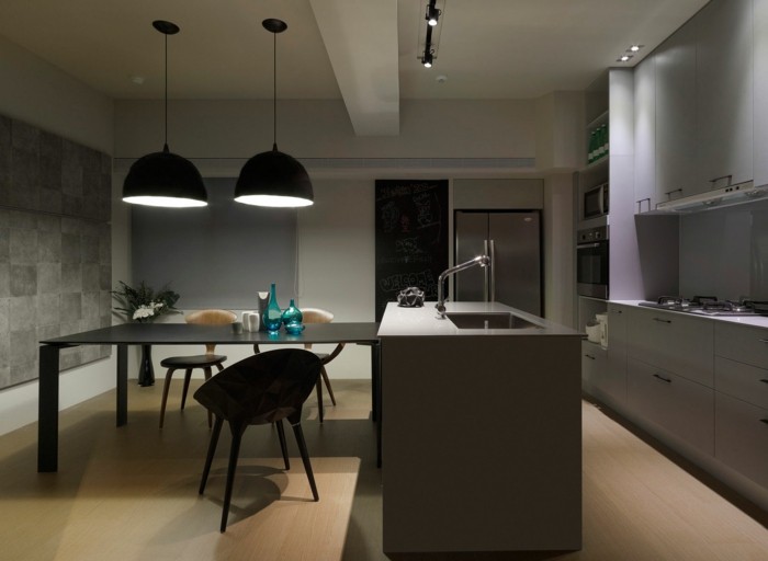 hochwertige inneneinrichtung wohnideen küche dekovasen minimalistische küche einrichten
