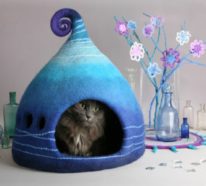 Katzenhaus aus Filz?! 23 ausgefallene Ideen für Ihre liebe Katze!