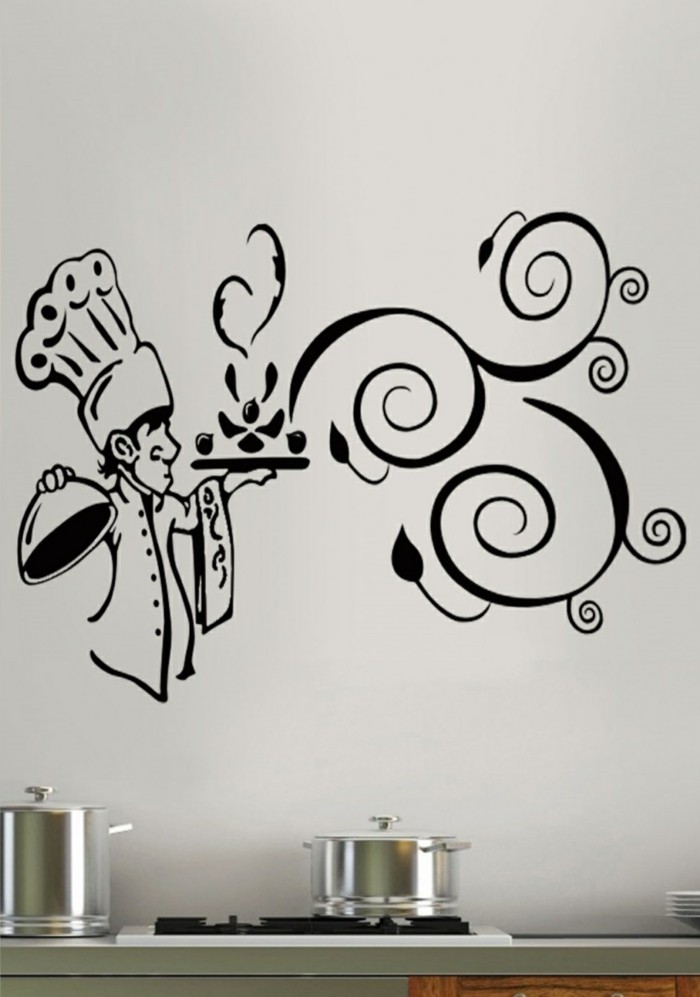 deko ideen küche wanddeko wandsticker wohnideen küche