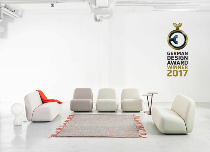 german design award 2017 aperi sofa chair läufer keichel